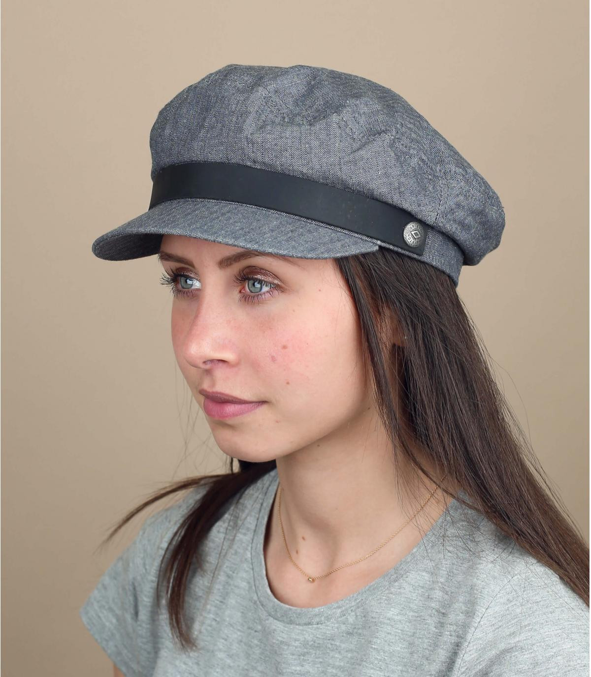 gorra marinera mujer gris Fiddler middle grey wmn